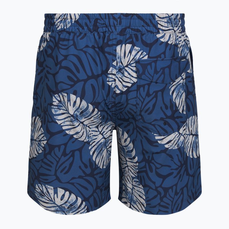 Férfi fürdőnadrág Hurley Dypsis Leaves Volley Swim Short Navy 2