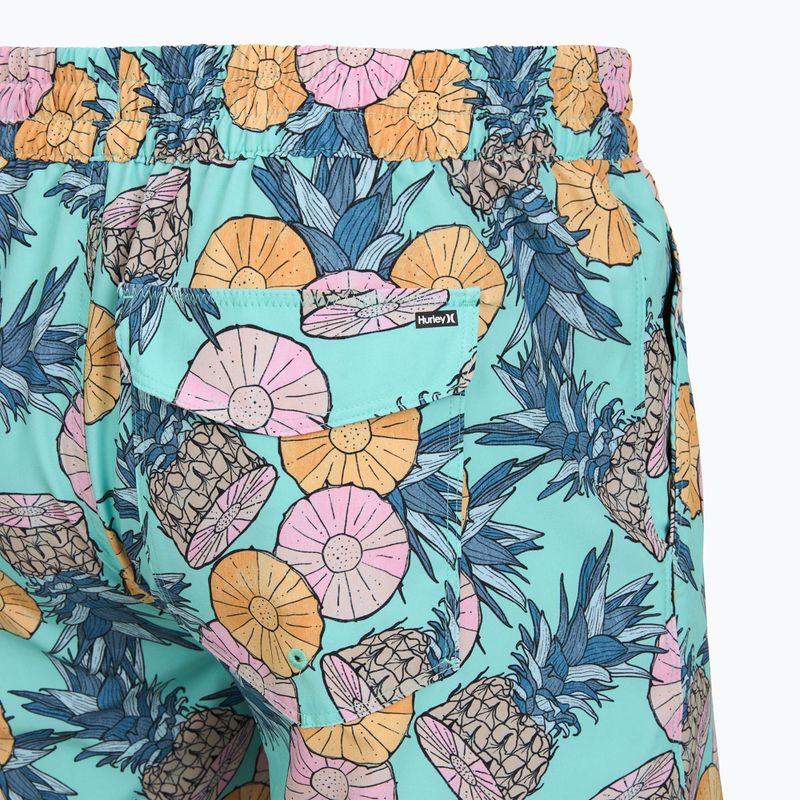 Férfi fürdőnadrág Hurley Bahia Volley Swim Short Blue/Aqua 4