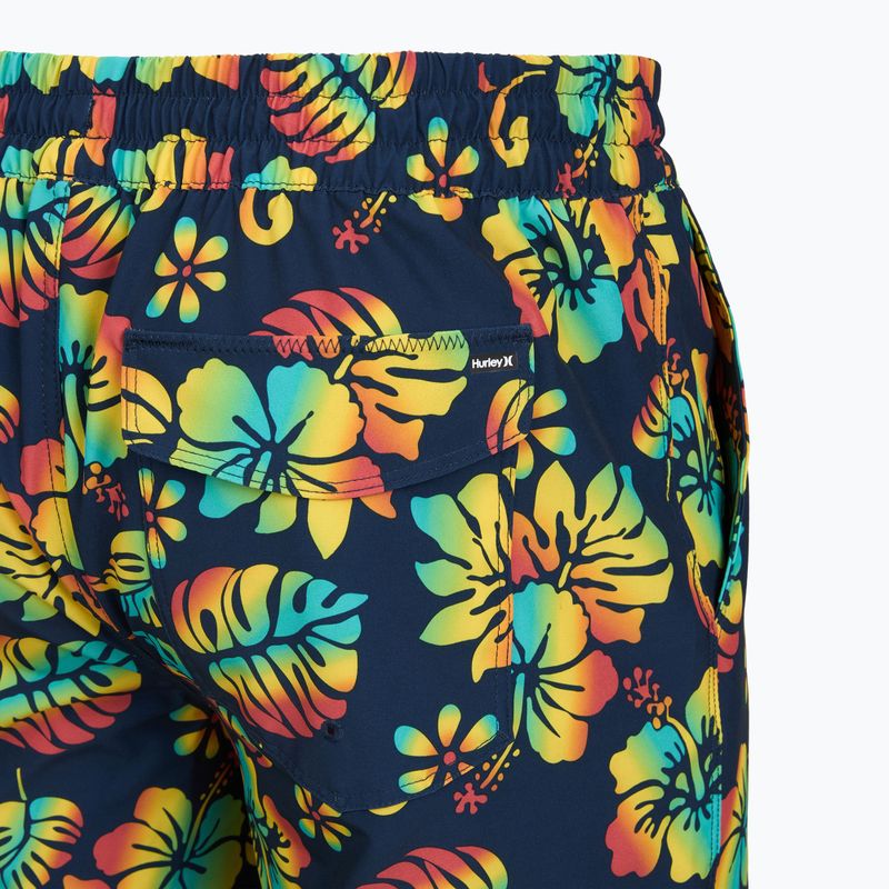 Férfi fürdőnadrág Hurley Colorado Volley Swim Short Navy 4