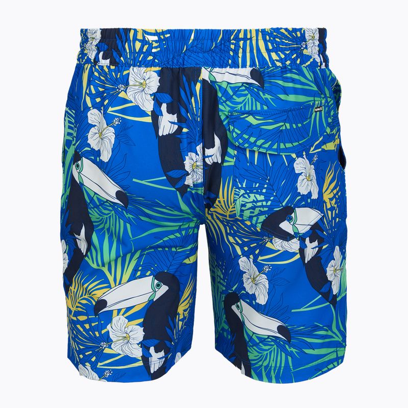 Férfi fürdőnadrág Hurley Cuba Volley Swim Short Blue 2