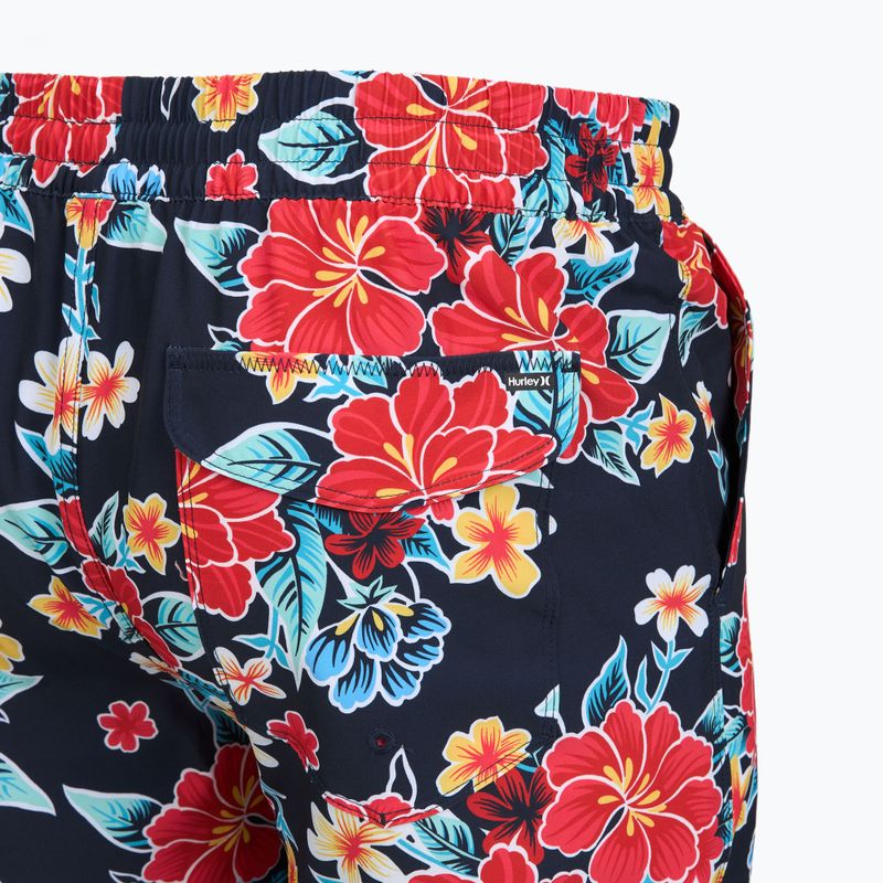 Férfi fürdőnadrág Hurley Palmettos Volley Swim Short Black 4