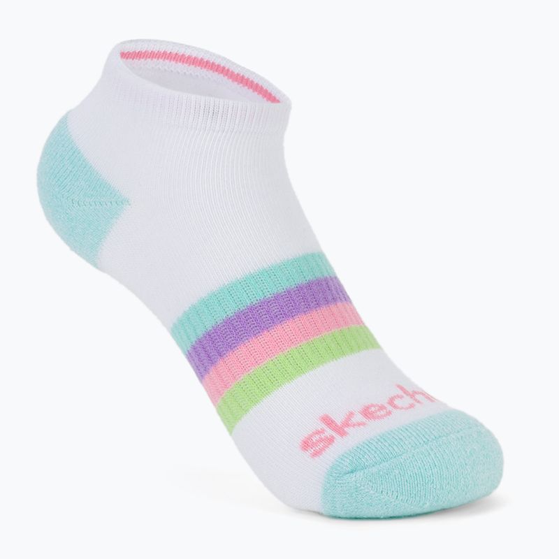 Gyerek zokni SKECHERS Heel/Toe Terry Low Cut 6 pár white/light pink 2