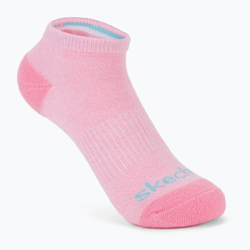 Gyerek zokni SKECHERS Heel/Toe Terry Low Cut 6 pár white/light pink 6