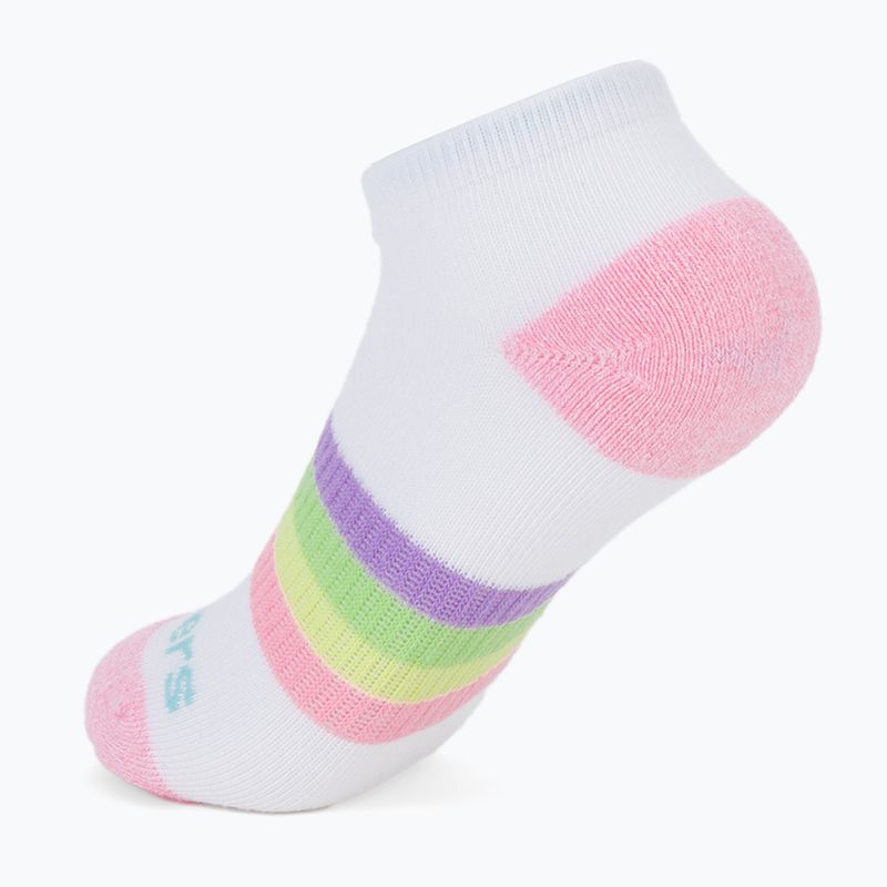 Gyerek zokni SKECHERS Heel/Toe Terry Low Cut 6 pár white/light pink 8