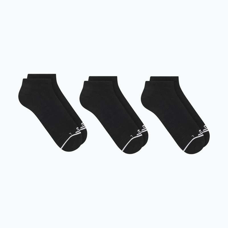 Férfi zokni SKECHERS 1/2 Terry No Show 3 pár black 4