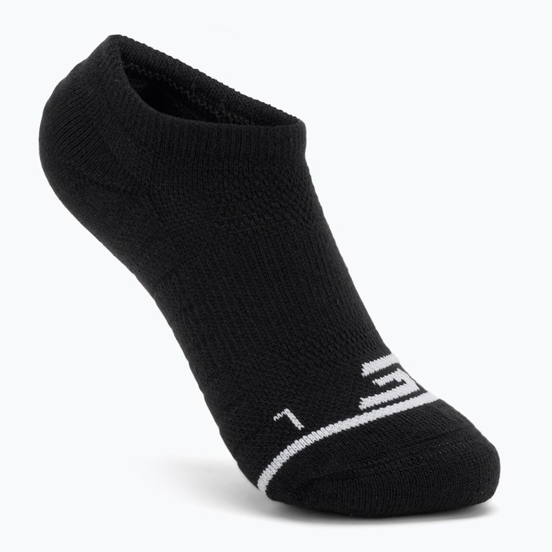 Női zoknik SKECHERS 1/2 Terry No Show 3 pár black 2