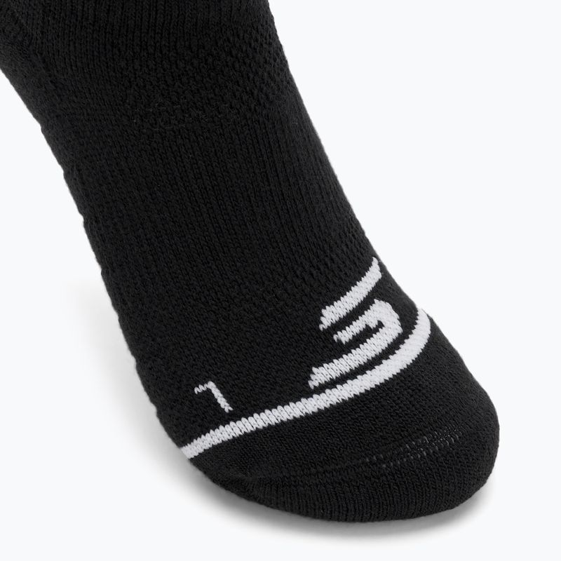 Női zoknik SKECHERS 1/2 Terry No Show 3 pár black 4