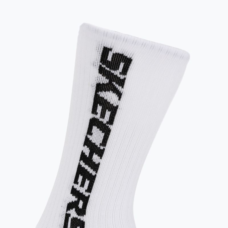Zokni SKECHERS Terry Crew 1/2 3 pack grey/black 4
