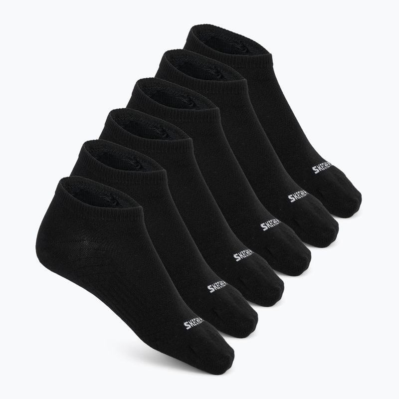 férfi zokni SKECHERS Non Terry Low Cut 6 pár black