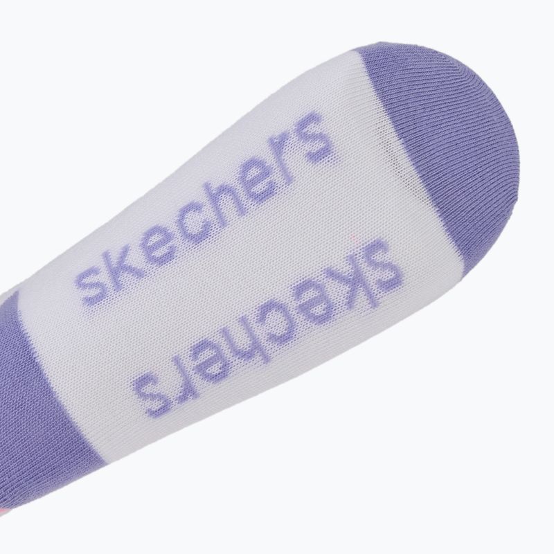 Gyerek zokni SKECHERS Non Terry Crew 3 pár purple 7