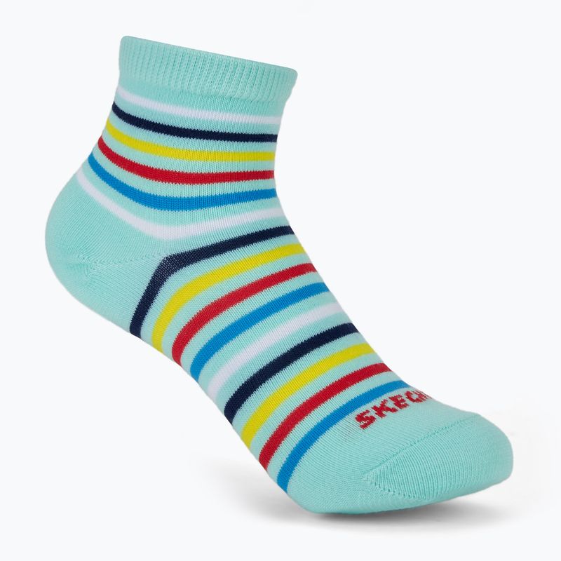 Gyerek zoknik SKECHERS Non Terry High Qtr Crew 6 pár grey/grey 2