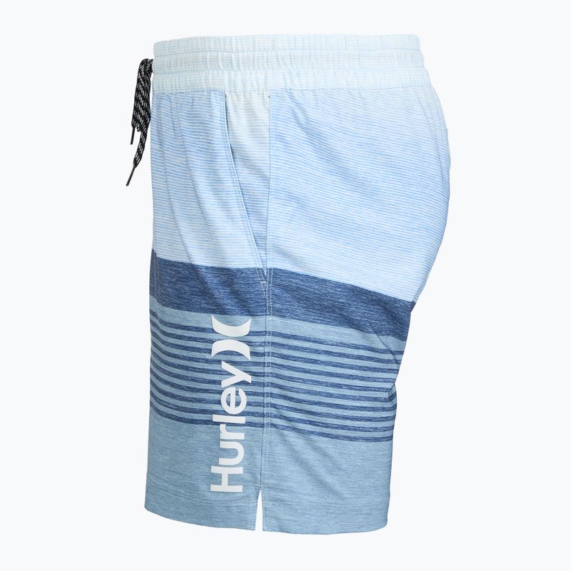Férfi fürdőnadrág Hurley Epic Ombre Volley Swim Short blue/white 3