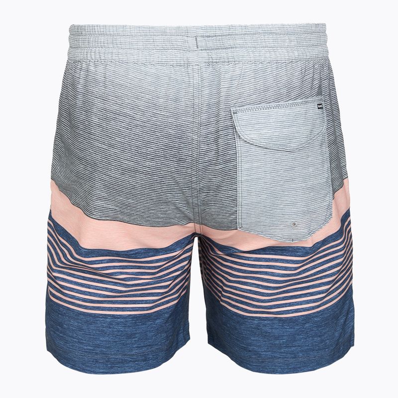 Férfi fürdőnadrág Hurley Epic Ombre Volley Swim Short Industrial Blue 2