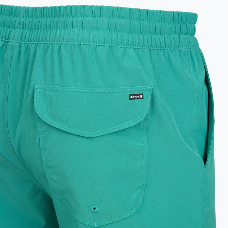 Férfi fürdőnadrág Hurley Crossover Volley Swim Short Teal Tint 4