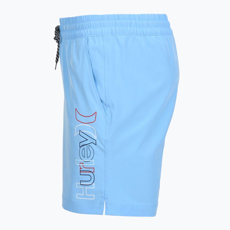 Férfi fürdőnadrág Hurley Crossover Volley Swim Short Photo Blue 3