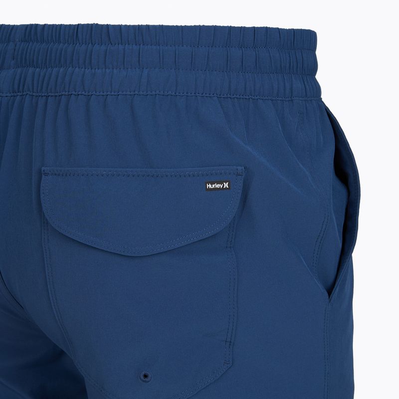 Férfi fürdőnadrág Hurley Crossover Volley Swim Short blue/black 4