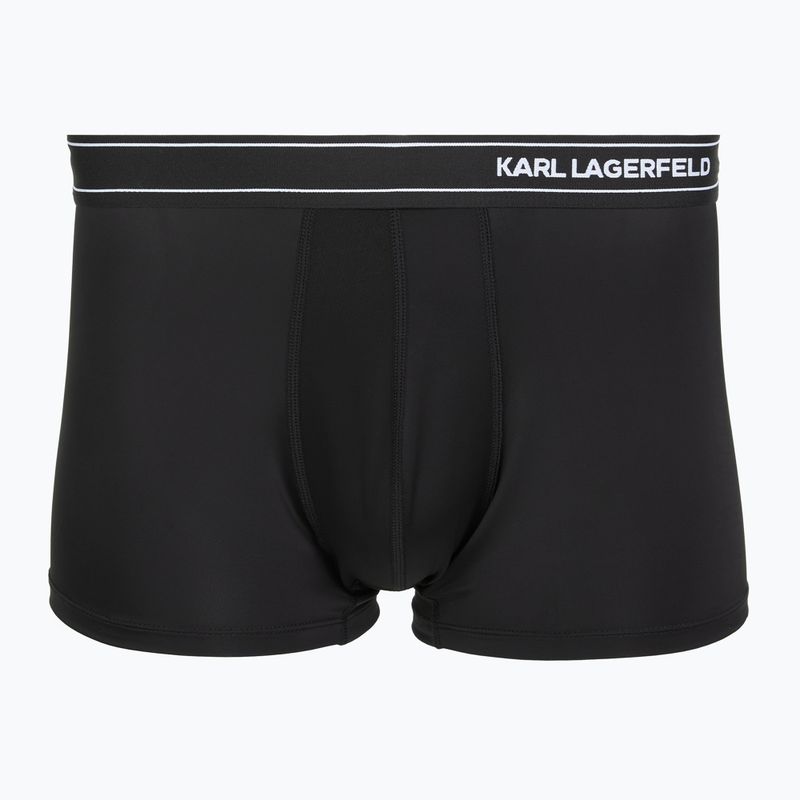 Férfi boxeralsók KARL LAGERFELD Stripe Logo Micro Trunk 3 pár black 2