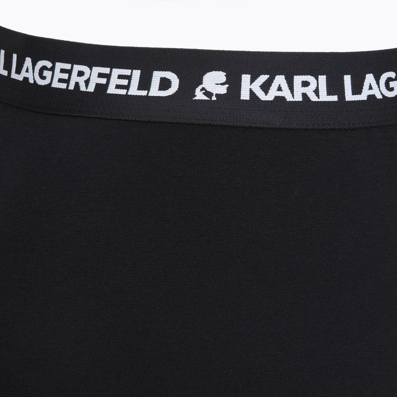 Férfi boxeralsók KARL LAGERFELD Logo Trunk 5 pár black 4