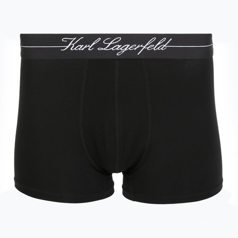 Férfi boxeralsók KARL LAGERFELD Hotel Karl Lyocell Trunk 3 pár black 2