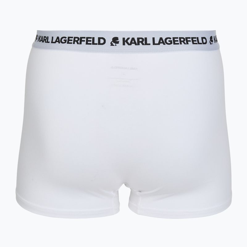 Férfi boxeralsó KARL LAGERFELD Logo Trunk 3 pár black/white/navy 5