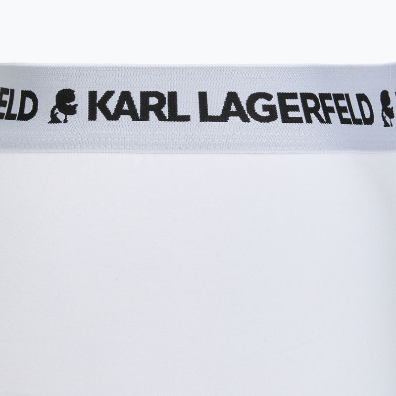 Férfi boxeralsó KARL LAGERFELD Logo Trunk 3 pár black/white/navy 6