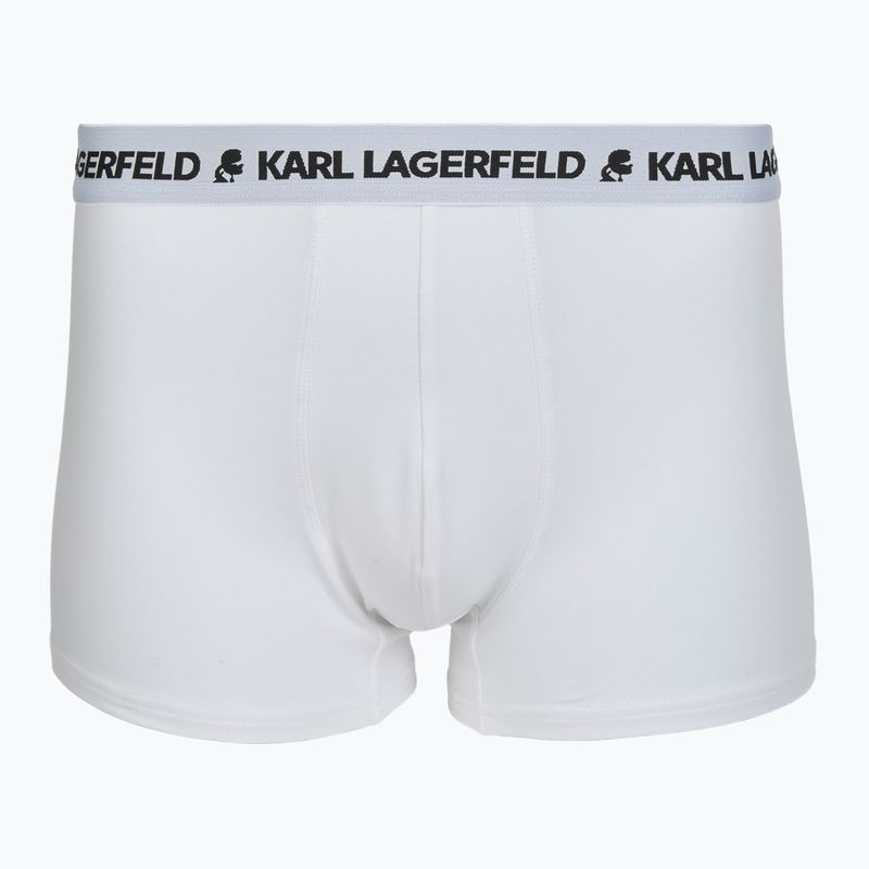 Férfi boxeralsó KARL LAGERFELD Logo Trunk 3 pár multicolor 2