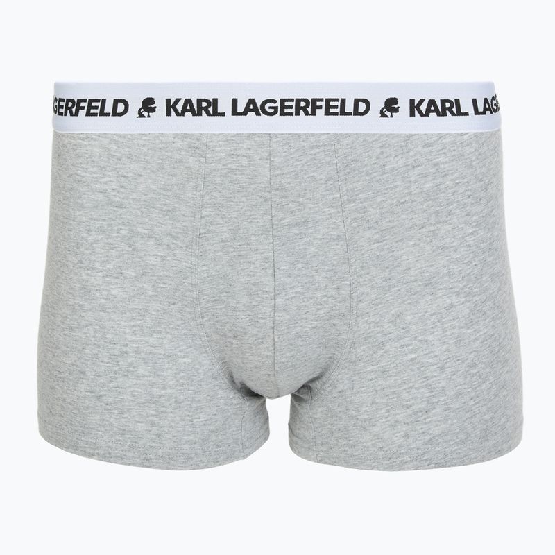 Férfi boxeralsó KARL LAGERFELD Logo Trunk 3 pár multicolor 3