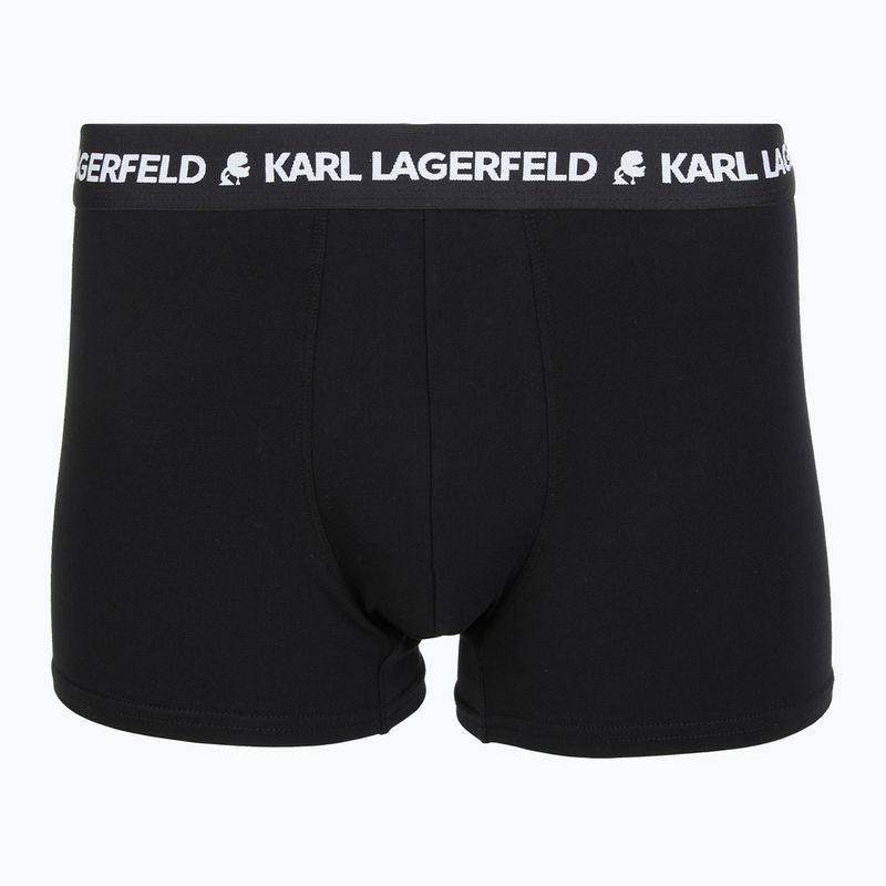 Férfi boxeralsó KARL LAGERFELD Logo Trunk 3 pár multicolor 4