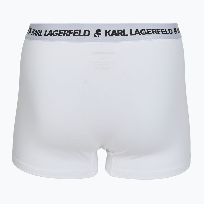 Férfi boxeralsó KARL LAGERFELD Logo Trunk 3 pár multicolor 5