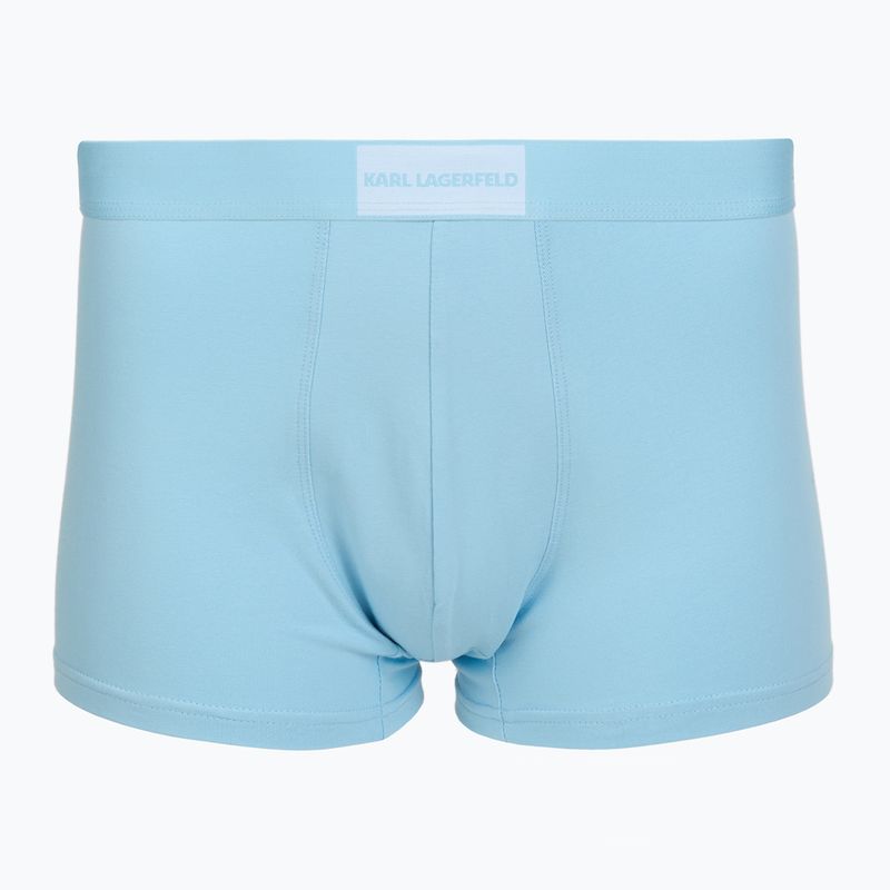 Férfi boxeralsók KARL LAGERFELD Essential Logo Trunk 7 pár olive/clear sky/excalibur 2