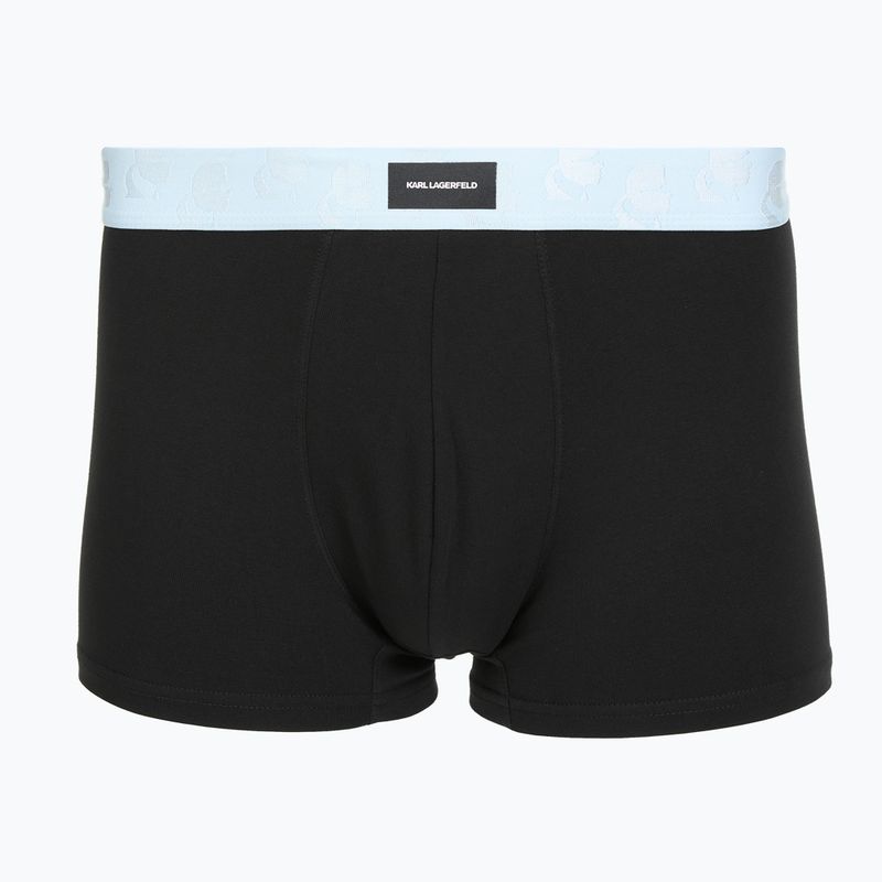 Férfi boxeralsó KARL LAGERFELD Kameo Logo Trunk 7 pár midnight/clear sky/olive 2