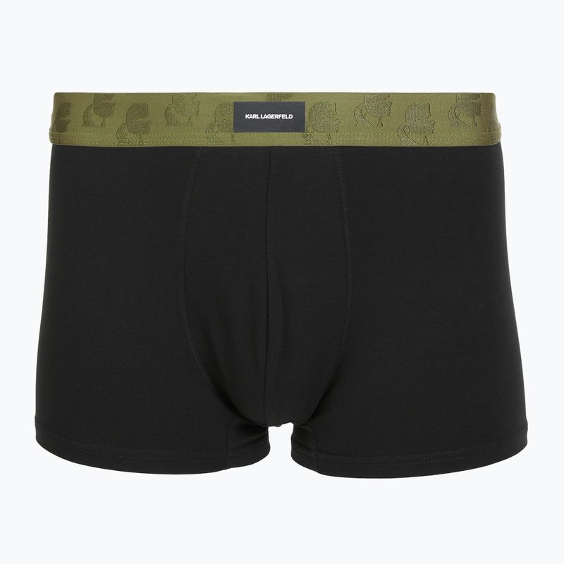 Férfi boxeralsó KARL LAGERFELD Kameo Logo Trunk 7 pár midnight/clear sky/olive 3