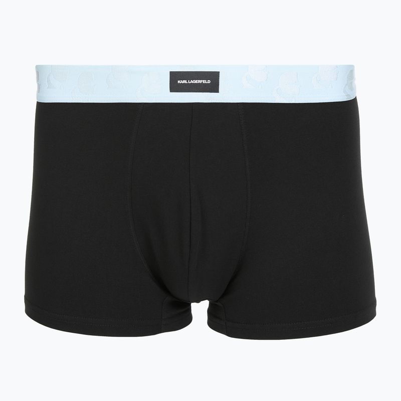 Férfi boxeralsók KARL LAGERFELD Kameo Logo Trunk 3 pár midnight/clear sky/olive 2