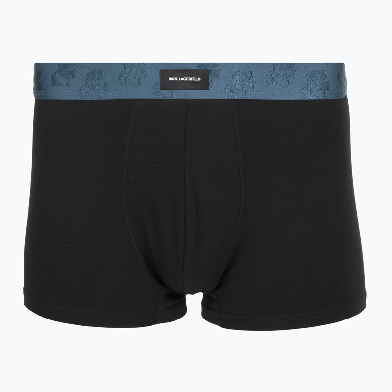Férfi boxeralsók KARL LAGERFELD Kameo Logo Trunk 3 pár midnight/clear sky/olive 3