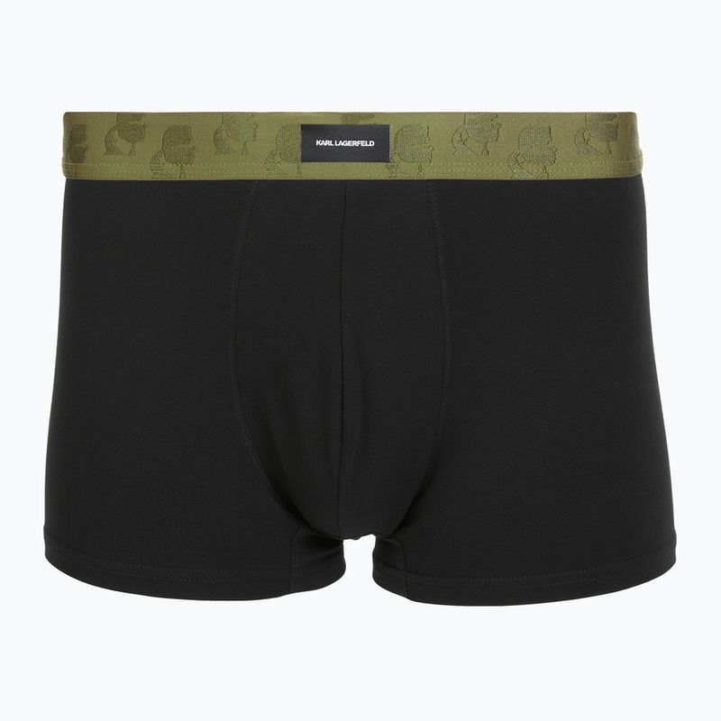 Férfi boxeralsók KARL LAGERFELD Kameo Logo Trunk 3 pár midnight/clear sky/olive 4