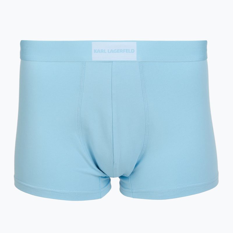 Férfi boxeralsók KARL LAGERFELD Essential Logo Trunk 3 pár olive/clear sky/excalibur 2
