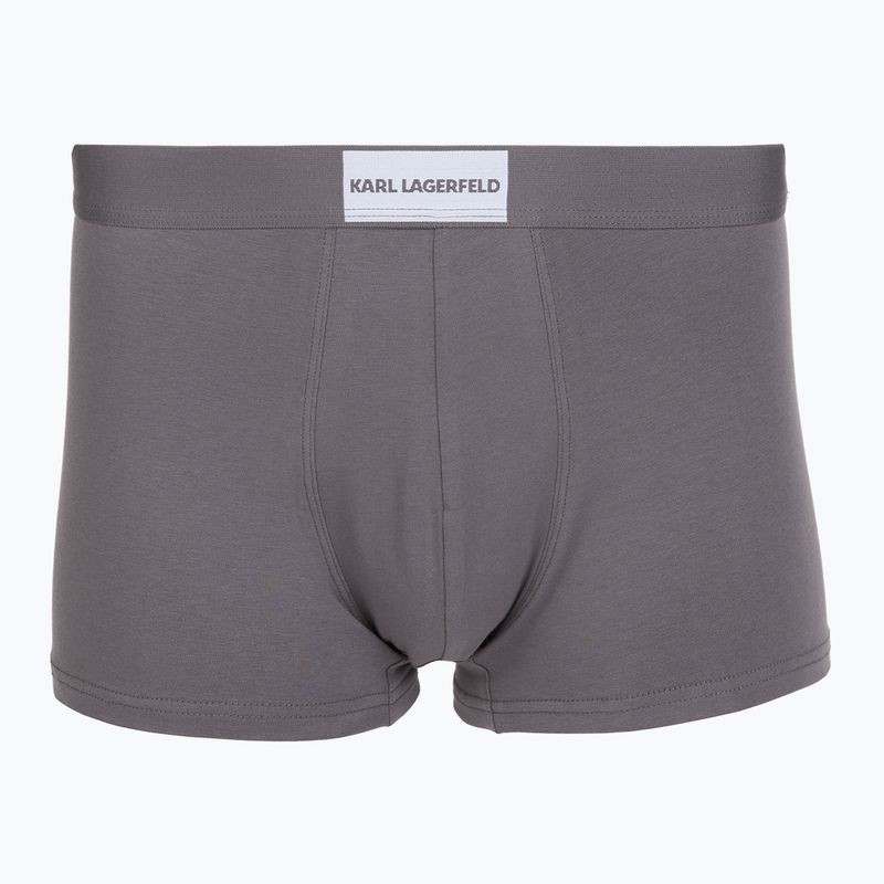 Férfi boxeralsók KARL LAGERFELD Essential Logo Trunk 3 pár olive/clear sky/excalibur 3