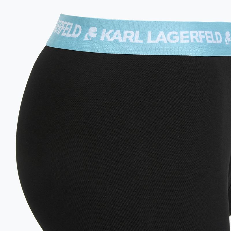 Férfi boxeralsók KARL LAGERFELD Logo Trunk Colorband 3 pár dark sea/indigo/blue 6