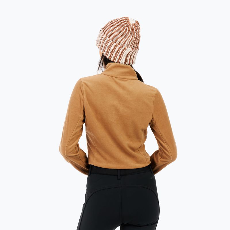 Női pulóver Protest PRTRemutez 1/4 Zip Active teddy brown 6