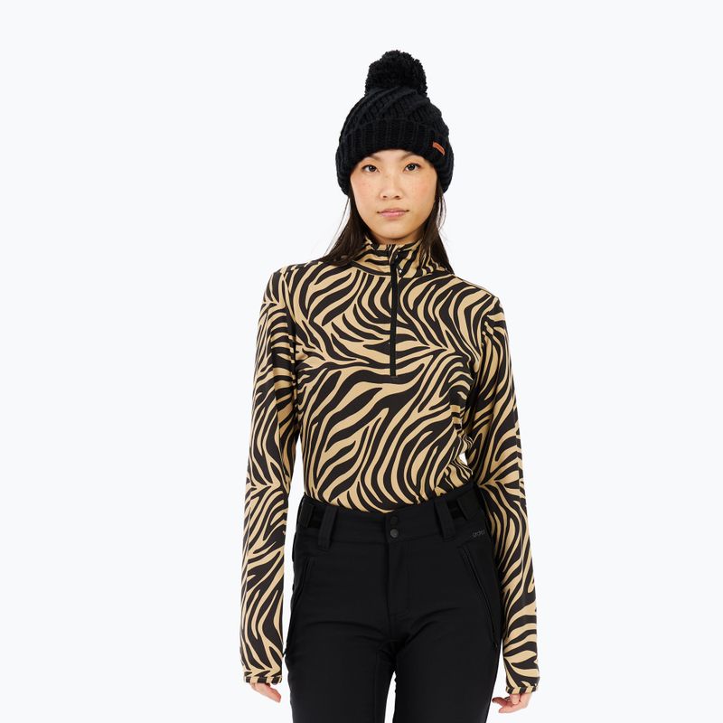 Női pulóver Protest PRTEsher 1/4 Zip Active bamboo beige 4