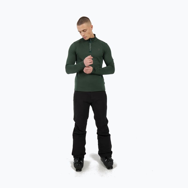 Férfi pulóver Protest Rewill 1/4 Zip Active kale green 2