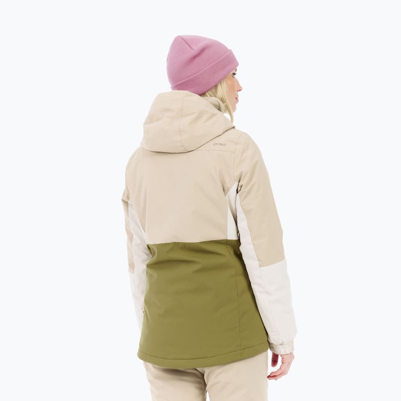 Női snowboarddzseki Protest PRTSina willow green 3