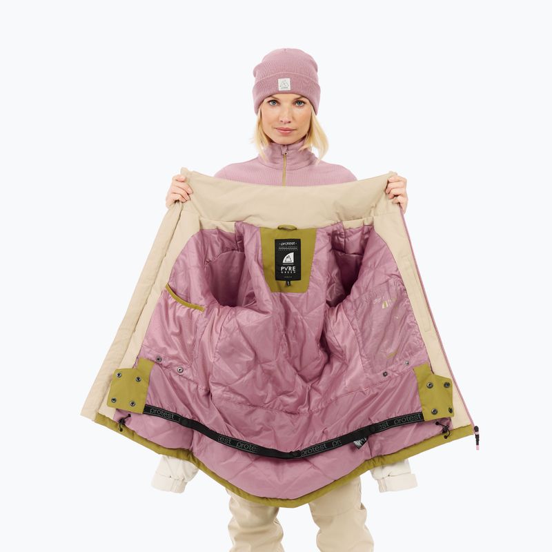 Női snowboarddzseki Protest PRTSina willow green 8