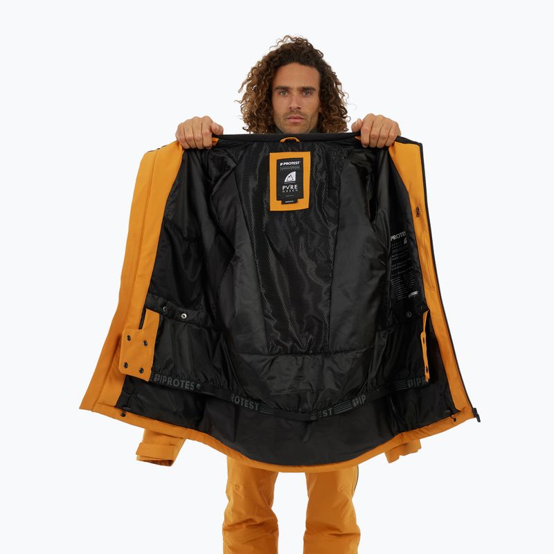 Férfi snowboarddzseki Protest PRTTimothy caramel yellow 8