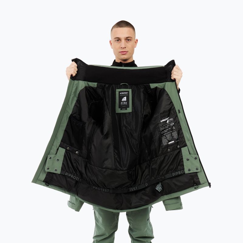 Férfi snowboarddzseki Protest PRTTimothy aspen green 8