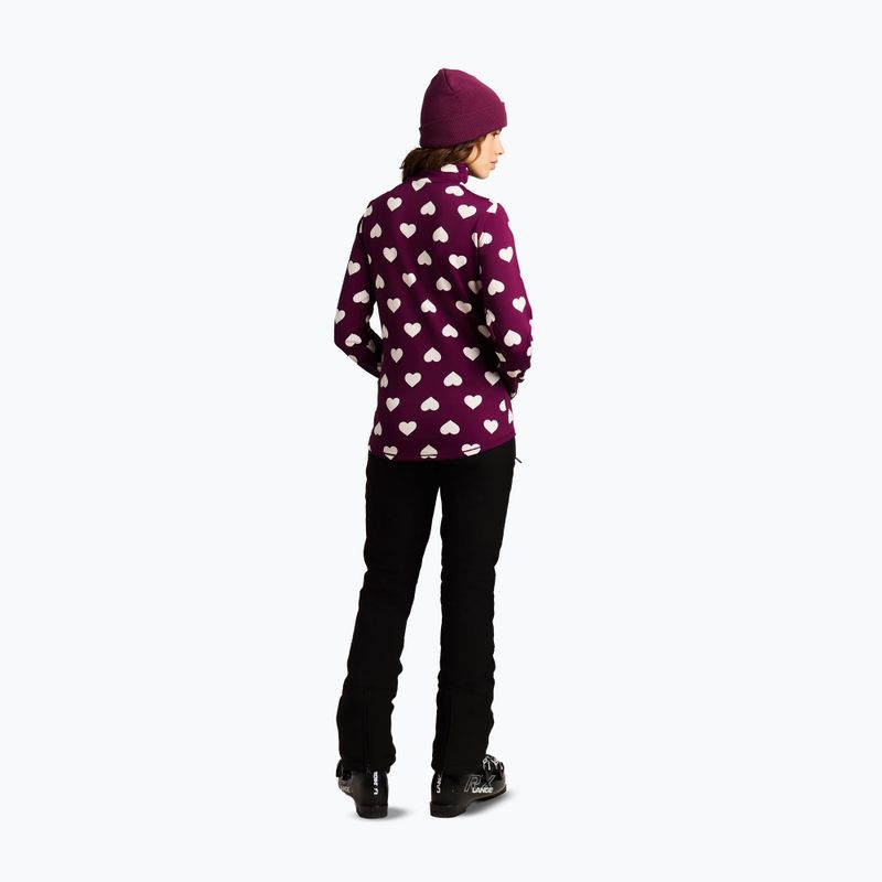 Női polár pulóver Protest PRTSwana 1/4 Zip Active current purple 3