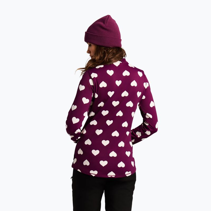 Női polár pulóver Protest PRTSwana 1/4 Zip Active current purple 4