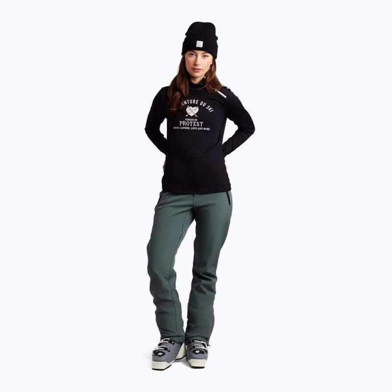 Női hosszú ujjú póló Protest PRTHolker Active true black 2