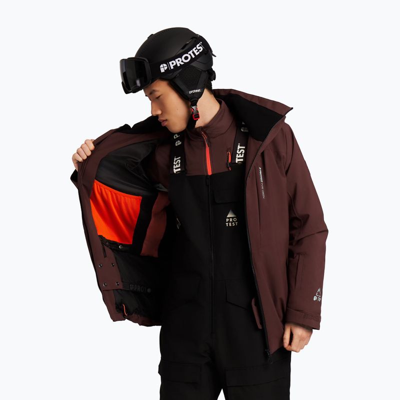 Férfi snowboarddzseki Protest PRTOffset pecanred 6