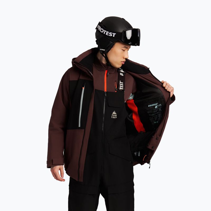 Férfi snowboarddzseki Protest PRTOffset pecanred 7